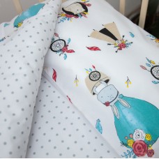 Комплект детского постельного белья "ТЕПИК" 1-3 года Лесные зверьки