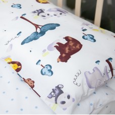 Комплект детского постельного белья "ТЕПИК" 1-3 года Зоопарк