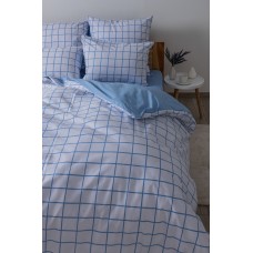 Комплект постельного белья "ТЕП" Blue Check, 70x70 семейный