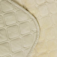 Покрывало ТЕП "VELOUR" 240*260 см бежевый ромб круглый