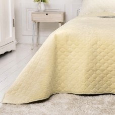 Покрывало ТЕП "VELOUR" 180*240 см бежевый ромб круглый