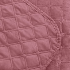 Покрывало ТЕП "VELOUR" 240*260 см Mesa Rose/ромб круглый