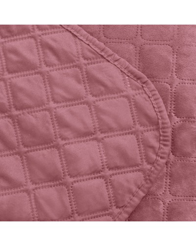 Покривало ТЕП "VELOUR" 150*210 см Mesa Rose/круглий ромб