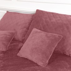 Покрывало ТЕП "VELOUR" 240*260 см Mesa Rose/ромб круглый