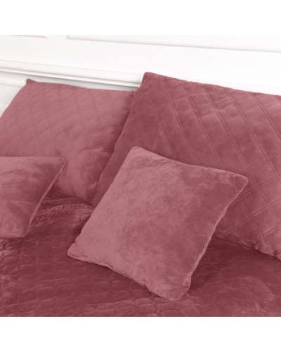 Покривало ТЕП "VELOUR" 150*210 см Mesa Rose/круглий ромб