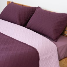 Покрывало ТЕП "VINTAGE" 180*240 см 1шт наволочка 50*70 см 1шт Бордовый винтаж