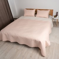 Покрывало ТЕП "VINTAGE" 240*260 см 1шт наволочка 50*70 см 2шт Пудровый винтаж