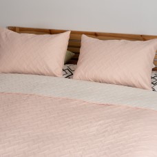 Покрывало ТЕП "VINTAGE" 240*260 см 1шт наволочка 50*70 см 2шт Пудровый винтаж