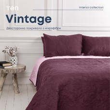Покрывало ТЕП "VINTAGE" 180*240 см Бордовый/Аравийская ночь