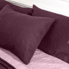 Покрывало ТЕП "VINTAGE" 180*240 см Бордовый/Аравийская ночь