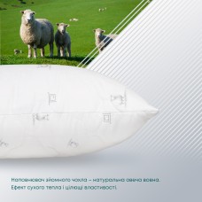 Подушка ПРИРОДА "MEMBRANA PRINT" PURE WOOL 70*70 см
