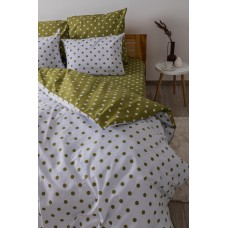 Комплект постельного белья ТЕП "Happy Sleep Olive Dots, 50x70 семейный