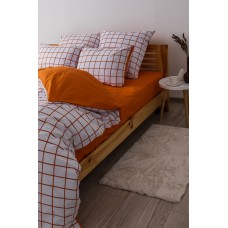Комплект постельного белья "ТЕП" TERRACOTTA Check, 70x70 двуспальный