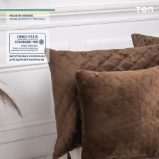 Подушка декоративная "VELOUR" 40*40 см коричневый