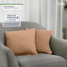 Подушка декоративная "VELOUR" 40*40 см Золотой беж