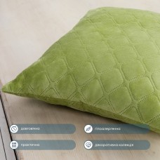 Подушка декоративная "VELOUR" 40*40 см салатовый