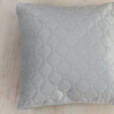 Подушка декоративная "VELOUR" 40*40 см светло-серый