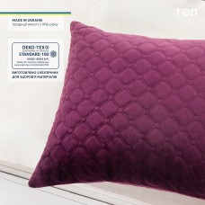 Подушка декоративная "VELOUR" 50*70 см бордовый