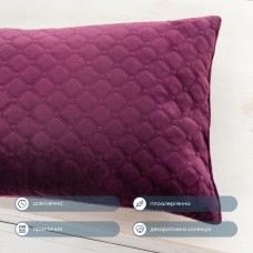 Подушка декоративная "VELOUR" 50*70 см бордовый