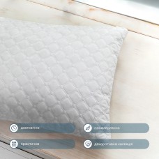 Подушка декоративная "VELOUR" 50*70 см светло-серый