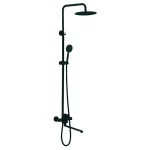 ZERIX DAX-006-J-35cm BLACK Душевая колонна со смесителем из нерж. стали SUS304 (кол.черный) (6 шт/ящ)