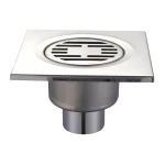 MIXXUS DRAIN-03-15x15-180 Душевой трап из нержавеющей стали SUS304 150x150мм, прямой отвод (36 шт/ящ)