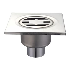 MIXXUS DRAIN-03-15x15-180 Душевой трап из нержавеющей стали SUS304 150x150мм, прямой отвод (36 шт/ящ)