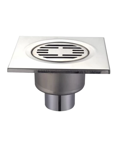 MIXXUS DRAIN-03-15x15-180 Душевой трап из нержавеющей стали SUS304 150x150мм, прямой отвод (36 шт/ящ)