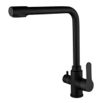 ZERIX DAX-021 BLACK Смеш. для кухни из нерж. стали SUS304 из исх. для пит.воды (кол.черный)(10 шт/ящ)