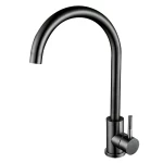 Смеситель для кухни из нерж. стали ZERIX LUX-011 GRAPHITE (кол. графит) (ZX4869)
