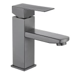 Смеситель для умывальника с нерж. стали SUS304 (кол. графит) MIXXUS KUB-001 GRAPHITE (MI6093)