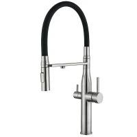 Зміш.для кух. MIXXUS VTM-021 REFL.BLACK з сил.вил. з нерж.ст.SUS304 з вих.для пит.води (MI6087)
