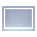 Дзеркало Mixxus Warm MR02-80x60 (годинник, LED-підсвічування, антизапотівання) (MI6004)