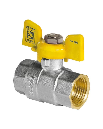 Кран кульовий KOER 1" ГГМ ГАЗ (KR.217.G) (KR0093)