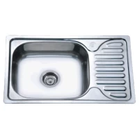 Кухонная мойка ZERIX Z6642-08-180D (decor) (ZX1601)