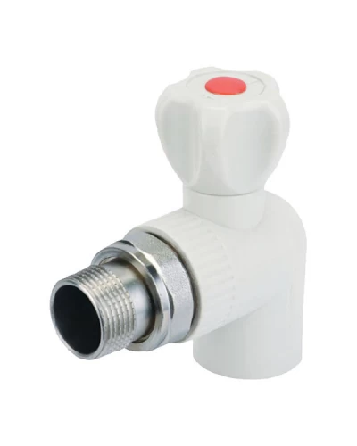 Кран радіаторний 20x1/2 кутовий PPR KOER K0157.PRO (KP0201)