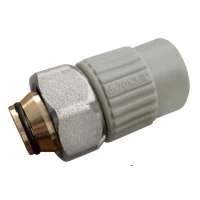 Муфта с накидной гайкой и евроконусом 20x3/4 PPR KOER K0240.PRO (KP2606)
