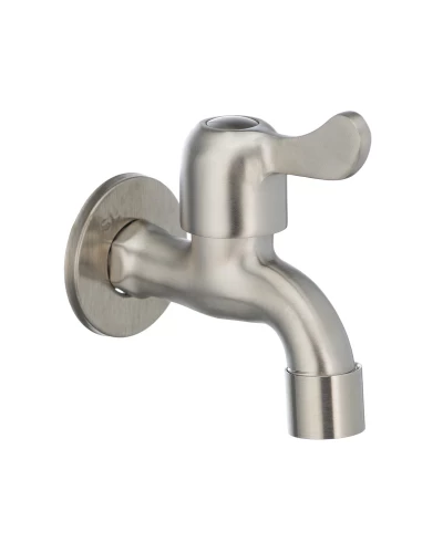 Кран для холодной воды 1/2 MIXXUS BIB-01 (нерж. сталь) (SS0050)