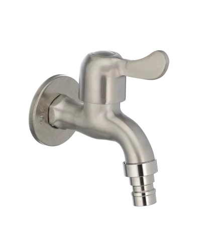 Кран для холодной воды 1/2 MIXXUS BIB-02 (нерж. сталь) (SS0051)