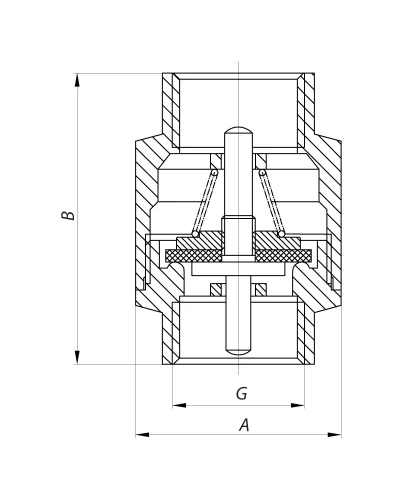 Кран шаровой KOER 1/2x1/2 (KR.512) (KR0008)