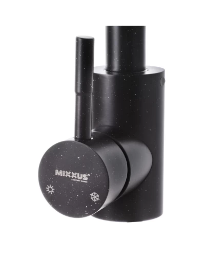 Смеситель кухонный черный MIXXUS SUS 011-2 (SS0003)