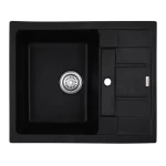 Мийка кухонна HAIBA HB8210-G226 BLACK 620x500x200 (HB0983)