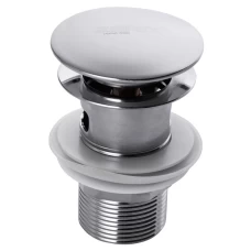 Донный клапан с переливом (кнопка) ZERIX LR65-2 (ZX2638)