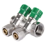 Колектор вентильний з фитингом KOER KR.1123-2 3/4"x2 WAYS (KR2829)
