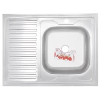 Кухонная мойка ZERIX Z8060R-08-180E (SATIN) (ZS0609)