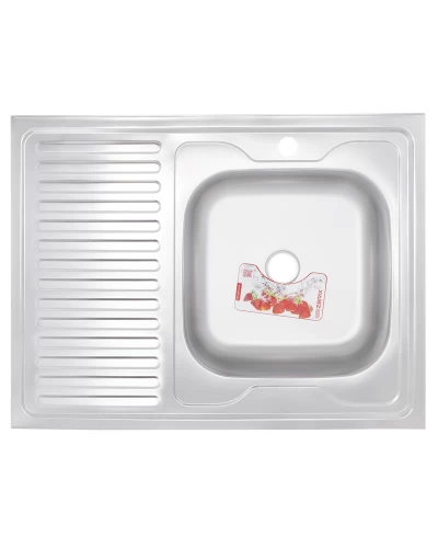 Кухонная мойка ZERIX Z8060R-08-180E (SATIN) (ZS0609)