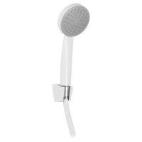 Душевой набор (шланг. лейка. кронштейн) белый ZERIX SHOWER SET-02W (ZX3096)
