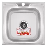 Кухонная мойка ZERIX Z5050-08-180E (SATIN) (ZS0582)