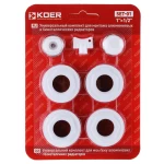 Комплект для радиатора 1/2" KOER SET-03 (без креплений) (KR1561)