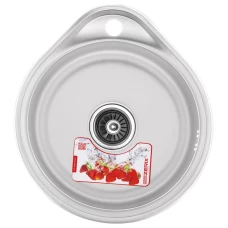 Кухонная мойка ZERIX Z4843-06-160E (SATIN) (ZS0566)
